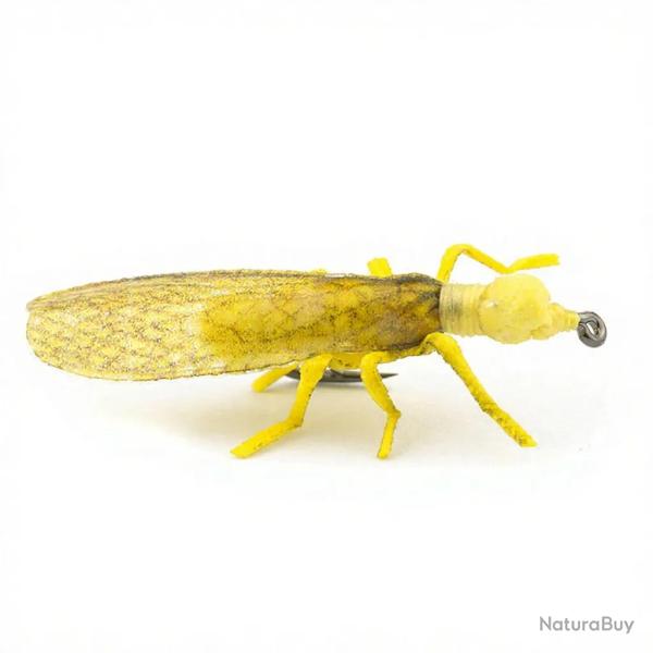 Mouche r�aliste Stonefly dry II yellow sally H14