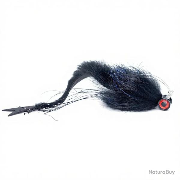 Mouches Rainy�s Brochet WILD HARE BLACK H 1/0