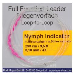 Bas de ligne sp&eacute;cial Nymph indicator TRAUN RIVER