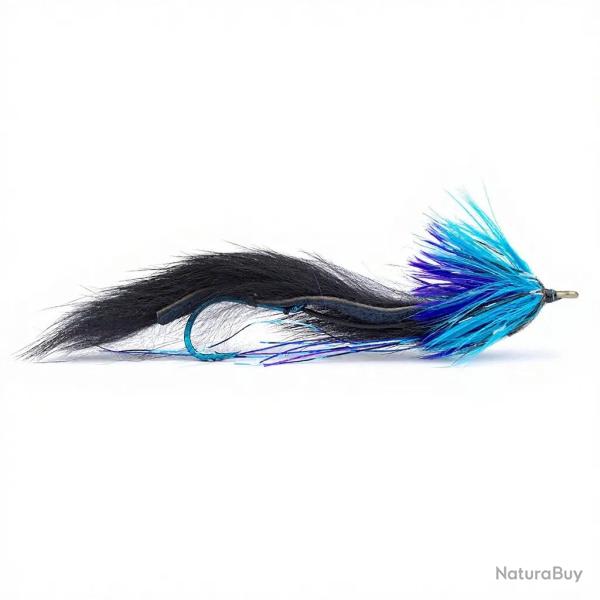 Mouche RIO String Leech Black & Blue H2