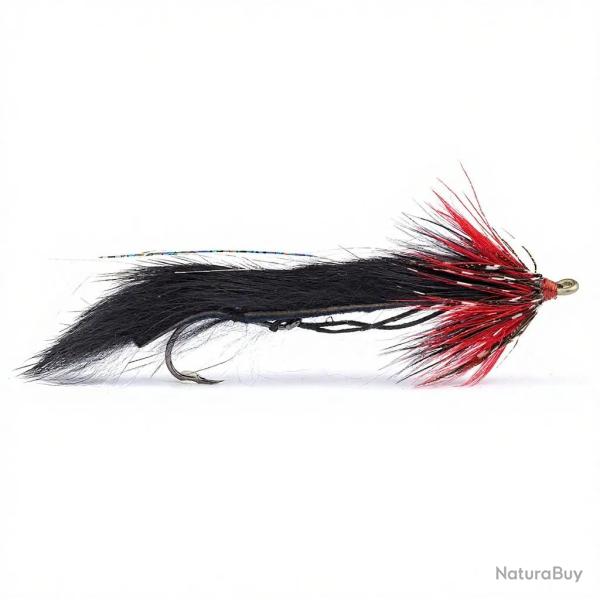 Mouche RIO String Leech Red & Black H2