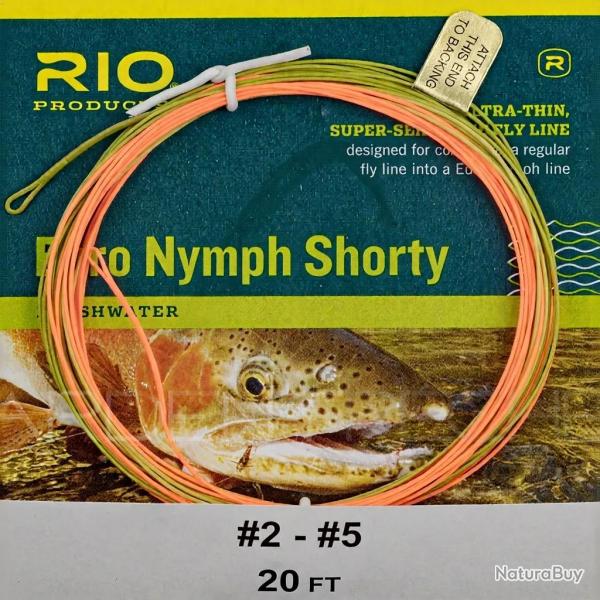 Soie RIO FIPS Euro nymph SHORTY