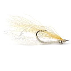 Mouche RIO Skinny Water Clouser Minnow Weedless Tan/White H2