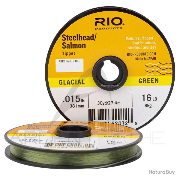 Fils nylon RIO Steelhead/Saumon 16lb - � 0.381