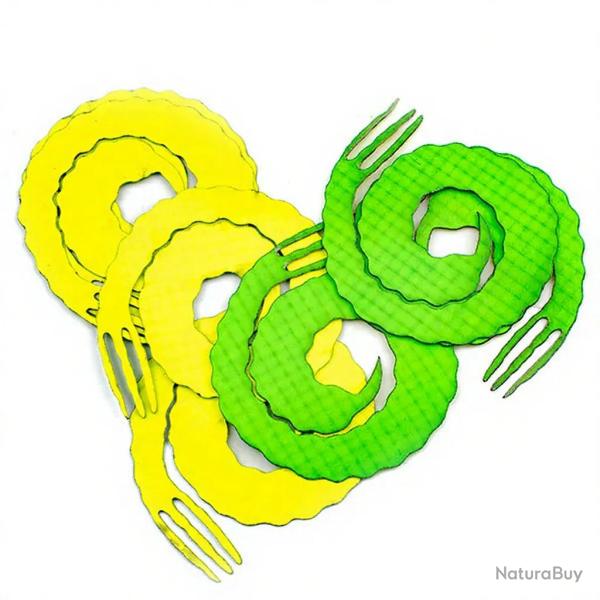 Queue Forked bling medium Fluo chartreuse/fluo jaune