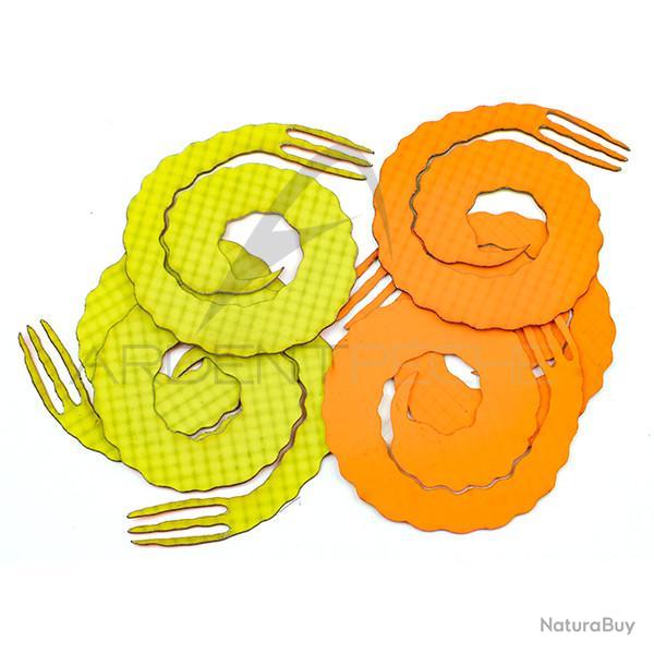 Queue Forked bling medium Fluo orange/fluo jaune