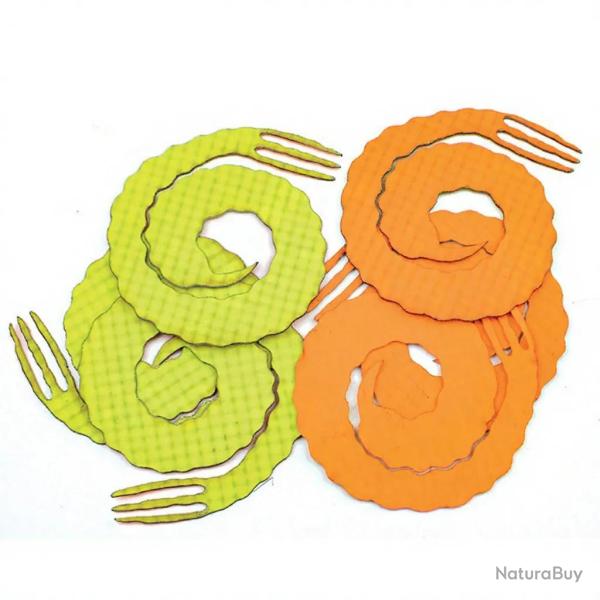 Queue Forked bling big game Fluo orange/fluo jaune