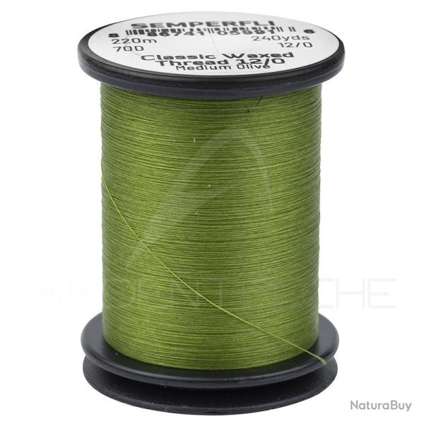 Fils de montage Semperfli 12/0 Olive