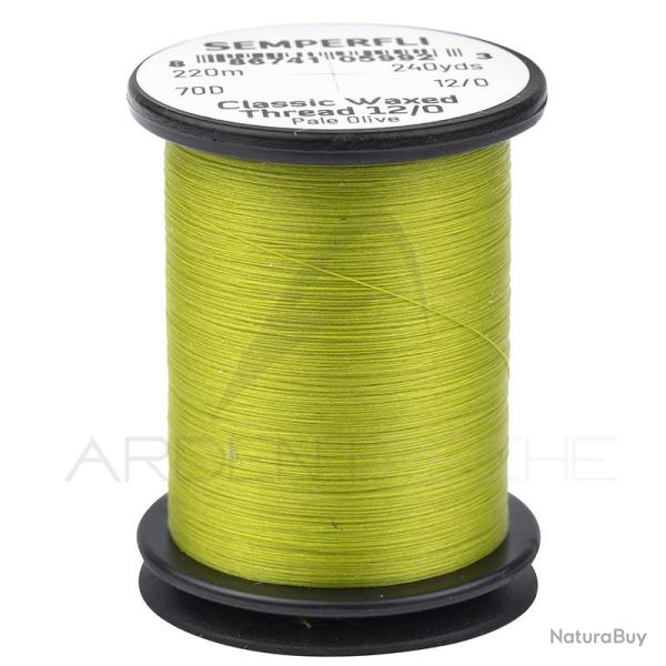 Fils de montage Semperfli 12/0 Olive pale