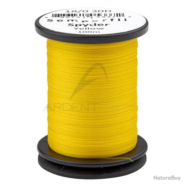 Fils de montage Semperfli Spyder thread 18/0 jaune