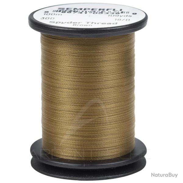 Fils de montage Semperfli Spyder thread 18/0 marron