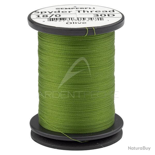 Fils de montage Semperfli Spyder thread 18/0 M�dium olive
