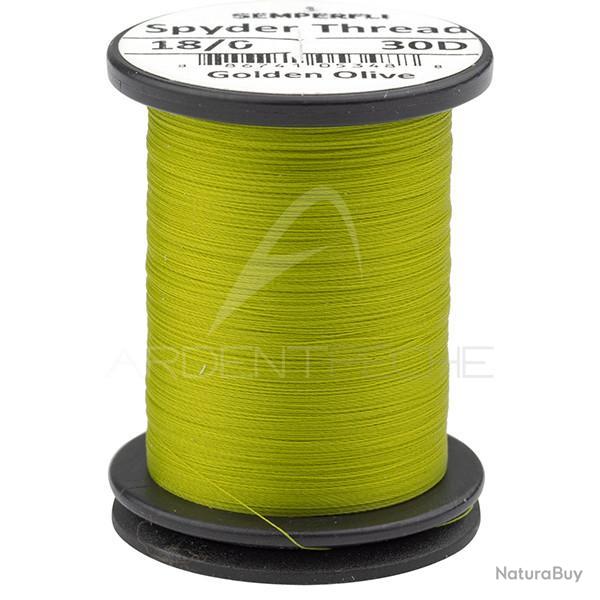 Fils de montage Semperfli Spyder thread 18/0 P�le olive