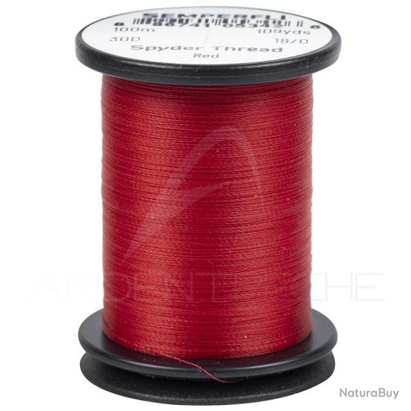 Fils de montage Semperfli Spyder thread 18/0 rouge