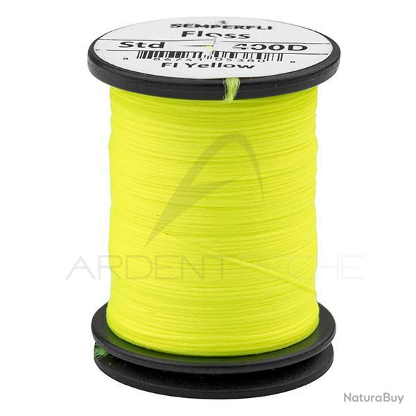Fils de montage polyfloss SEMPERFLI 400D fluo jaune