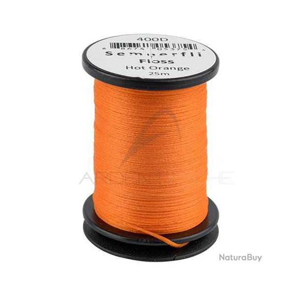 Fils de montage polyfloss SEMPERFLI 400D hot orange