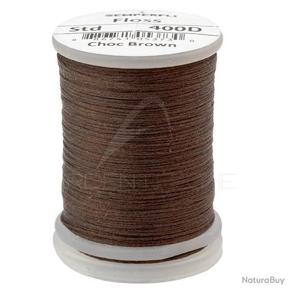 Fils de montage polyfloss SEMPERFLI 400D marron chocolat