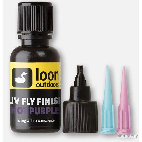 R�sine UV fly finish couleur LOON Pourpre chaud