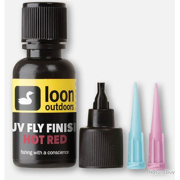 R�sine UV fly finish couleur LOON Rouge chaud