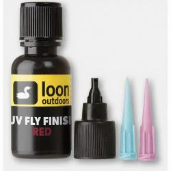 R&eacute;sine UV fly finish couleur LOON Rouge