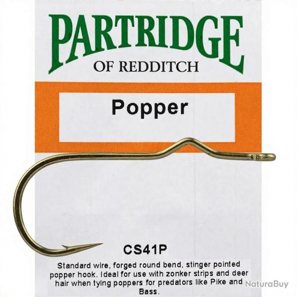 Hame�on mouche PARTRIDGE Popper CS41P H2
