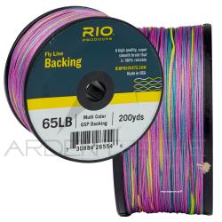 Backing RIO GSP Multi Color 65lb 90m (100yd)
