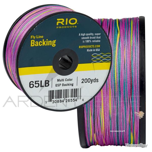 Backing RIO GSP Multi Color 65lb 90m (100yd)