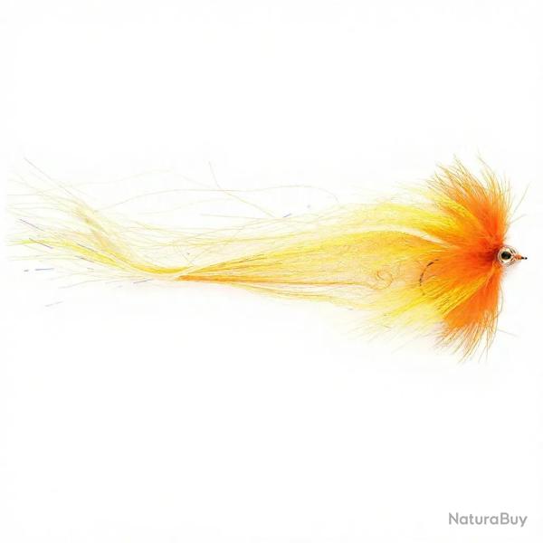 Mouche brochet Pike Yellow orange 6/0