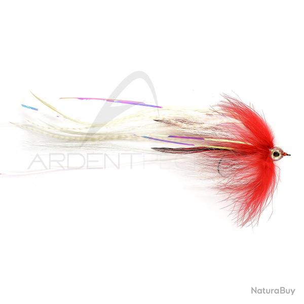 Mouche brochet Pike red white 6/0 6/0