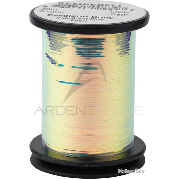 Tinsel perdigone Iridescent Blue Pearl