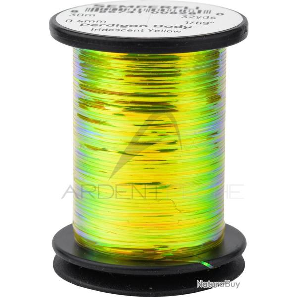 Tinsel perdigone Iridescent Jaune