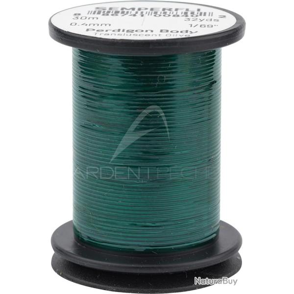 Tinsel perdigone Transluscent Olive Green