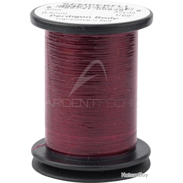 Tinsel perdigone Transluscent Rouge