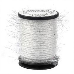 Chenille Ice Straggle Blanc
