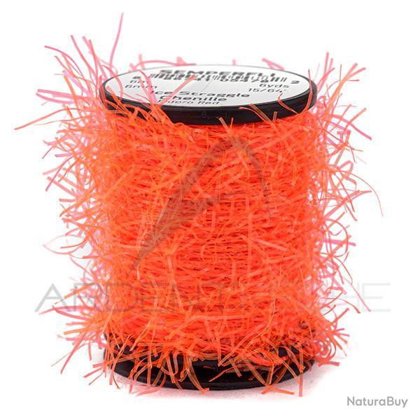 Chenille Ice Straggle Fluo Rouge