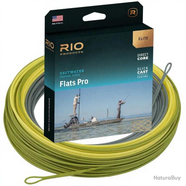 Soie RIO ELITE Flats Pro grey/sable/olive Flottante WF8F