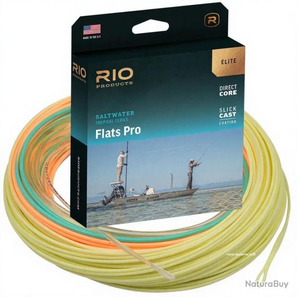 Soie RIO ELITE Flats Pro Clear Tip Flottante pointe interm�diaire WF7F/I