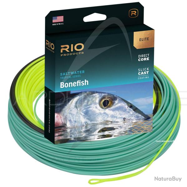 Soie RIO ELITE Bonefish Bahamas Flag Yellow/Black WF9F
