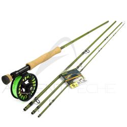 Pack Canne &agrave; mouche REDINGTON FIELD SAUMON 9' soie 8