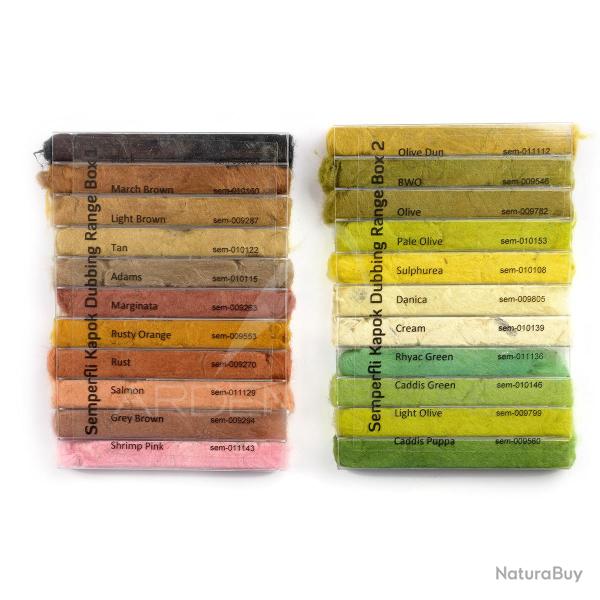 Boite distributrice Dubbing Kapok Complet