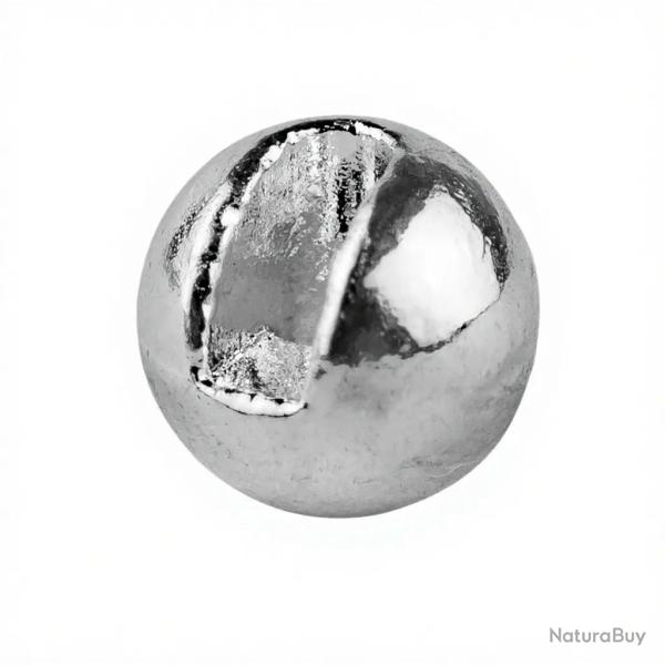 Bille tungst�ne fendues ECO argent 2.5mm