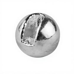 Bille tungst&egrave;ne fendues ECO argent 2mm