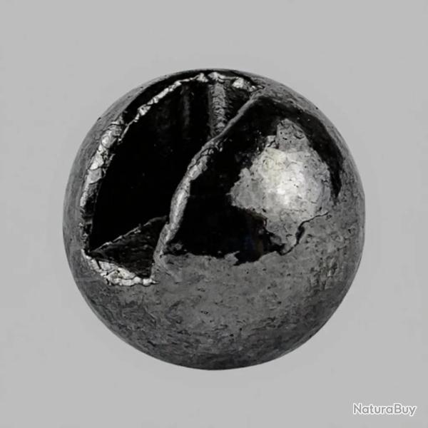 Bille tungst�ne fendues ECO noir nickel� 2.5mm