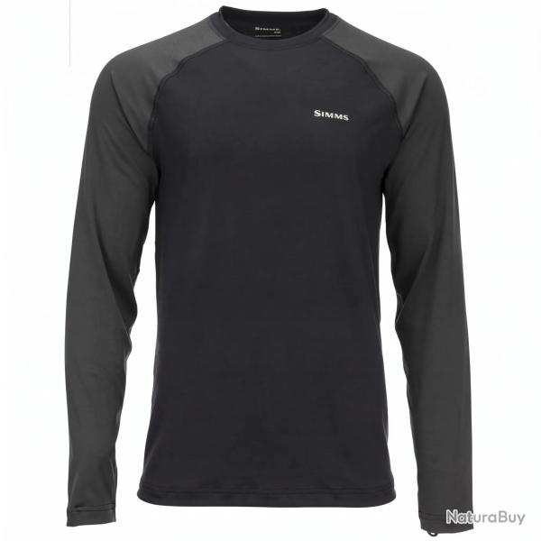 Sous v�tement SIMMS Lightweight Baselayer Top Black