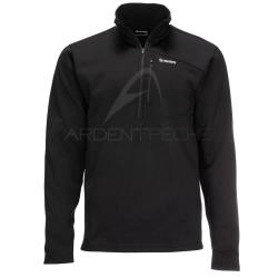 Sous-v&ecirc;tement SIMMS Thermal 1/4 Zip Top Black XL