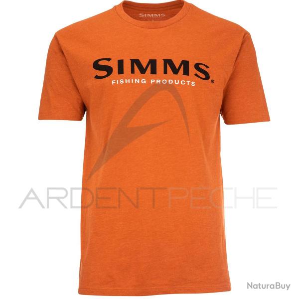 Tee shirt SIMMS Logo Adobe Heather S