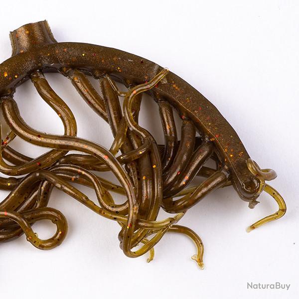 Mini Squiggle Worms Marron olive