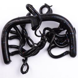 Mini Squiggle Worms Noir