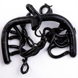 Mini Squiggle Worms Noir