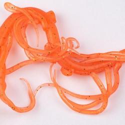 Mini Squiggle Worms Orange